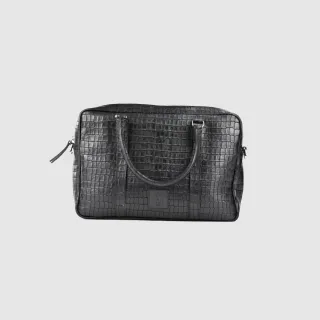 Singlezipp Bag MIKA croco black